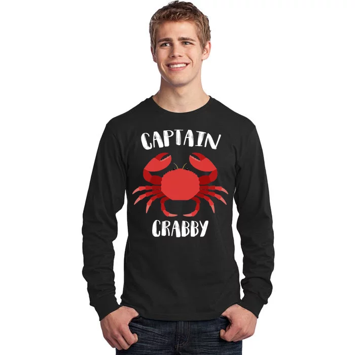 Captain Crabby Tall Long Sleeve T-Shirt