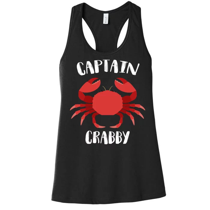 Captain Crabby Women's Racerback Tank