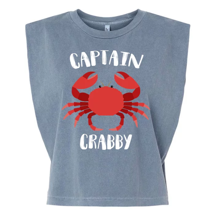 Captain Crabby Garment-Dyed Women's Muscle Tee