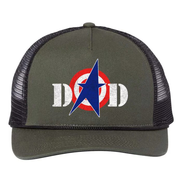 Captain Dad Retro Rope Trucker Hat Cap