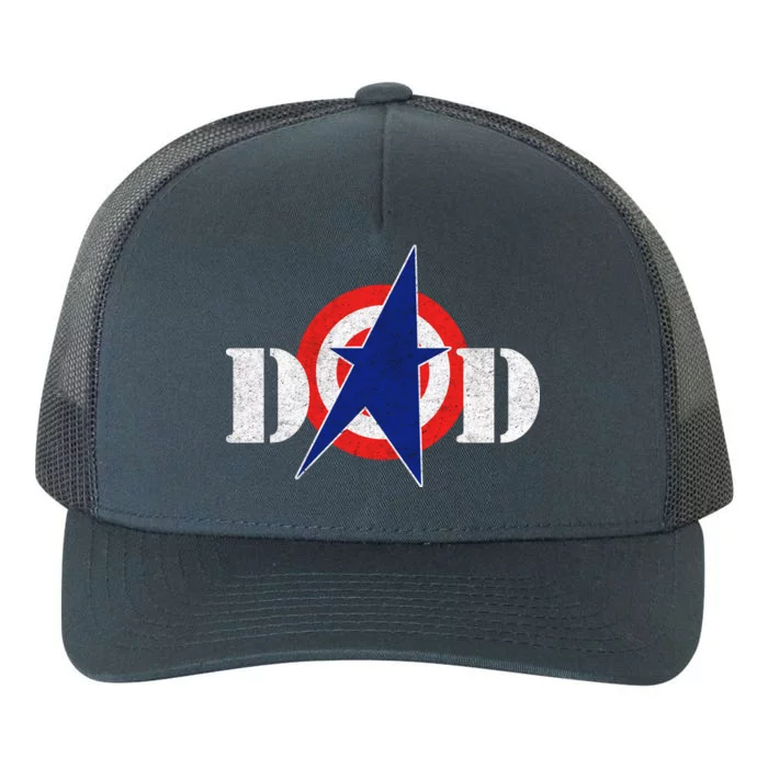 Captain Dad Yupoong Adult 5-Panel Trucker Hat