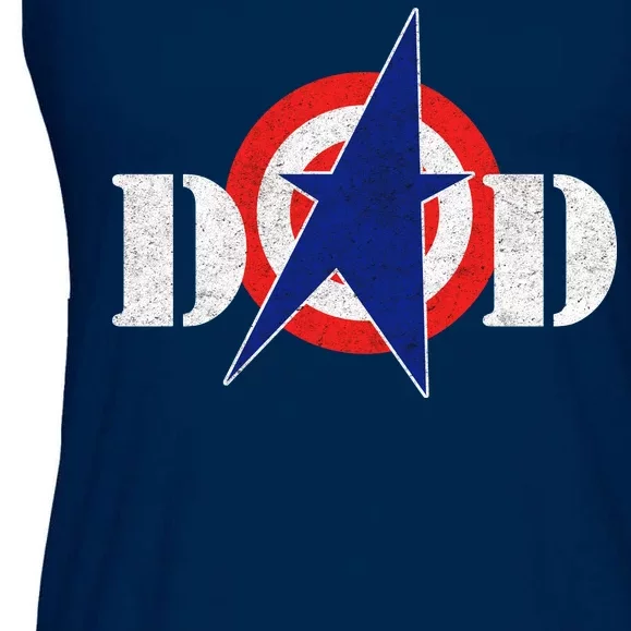 Captain Dad Ladies Essential Flowy Tank