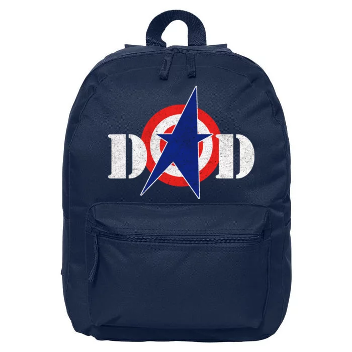 Captain Dad 16 in Basic Backpack