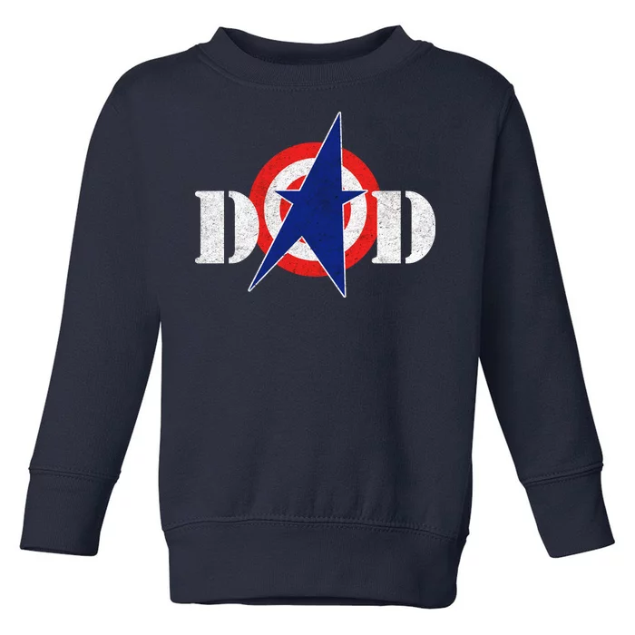 Captain Dad Toddler Sweatshirt