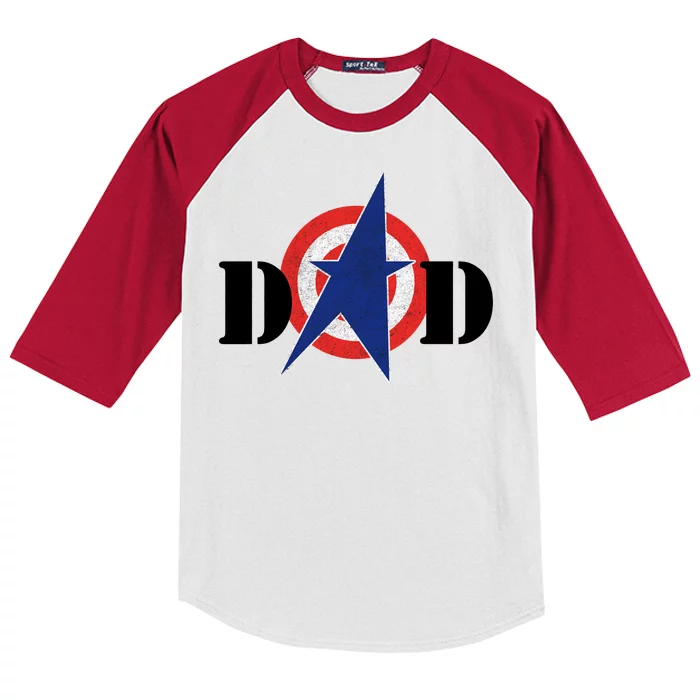 Captain Dad Kids Colorblock Raglan Jersey