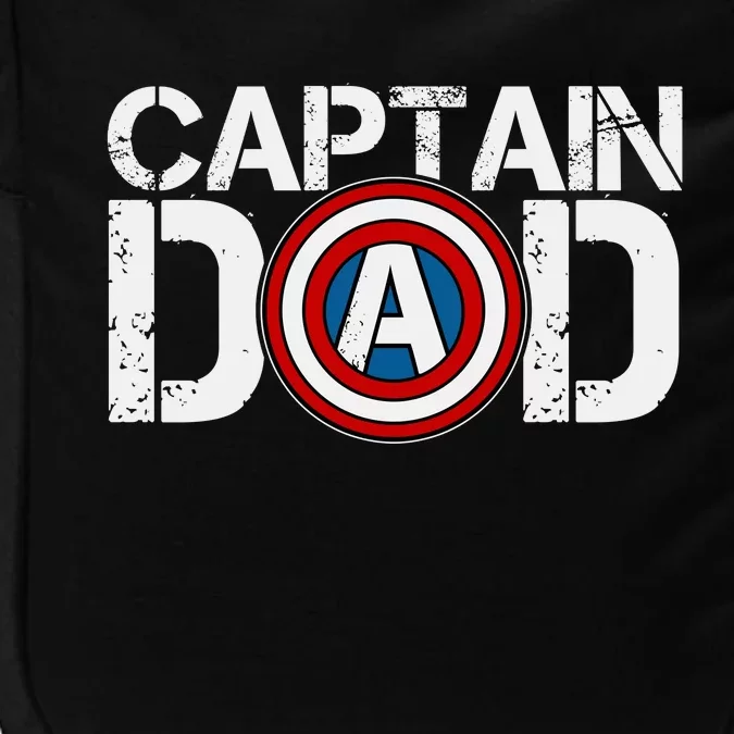 Captain Dad Super Hero Father's Day Impact Tech Backpack