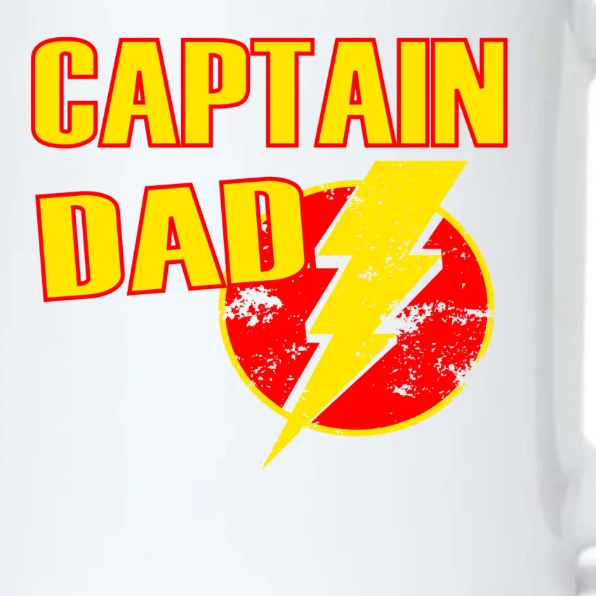 Captain Dad: Superhero Black Color Changing Mug