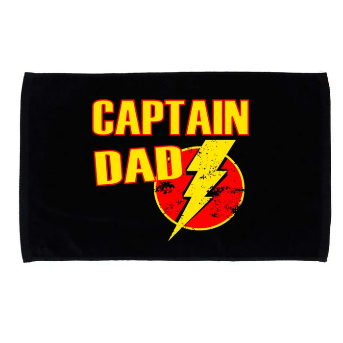 Captain Dad: Superhero Microfiber Hand Towel