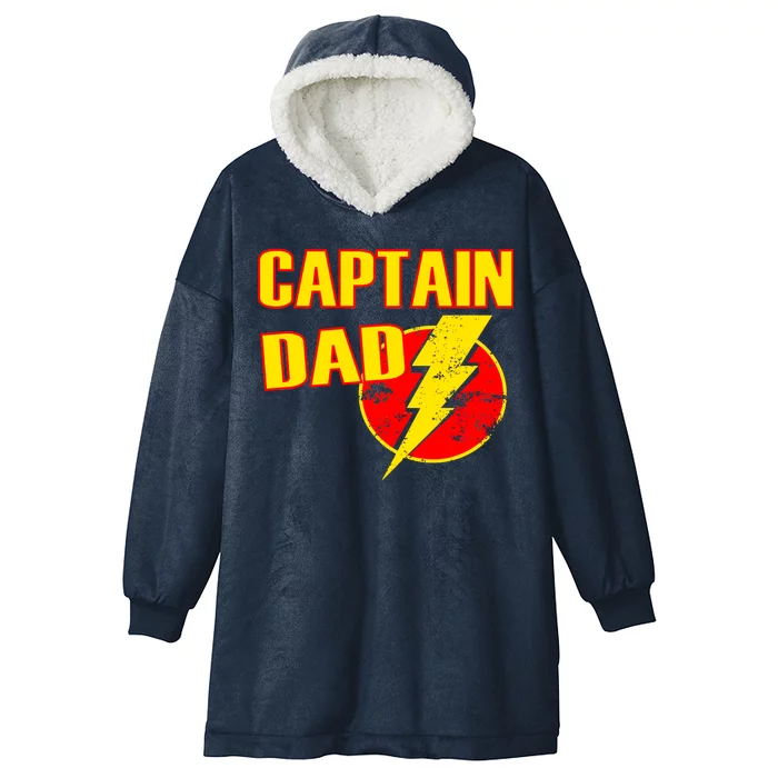 Captain Dad: Superhero Hooded Wearable Blanket