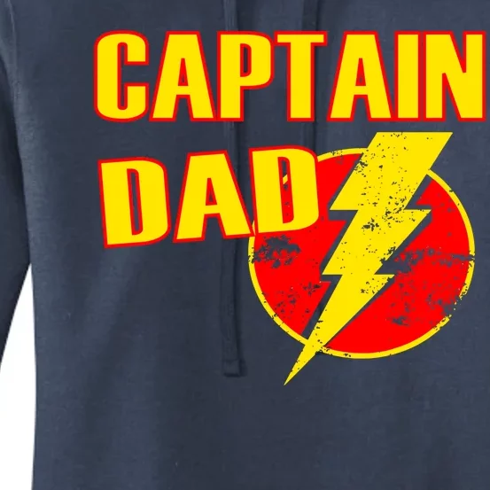 Captain Dad: Superhero Women's Pullover Hoodie