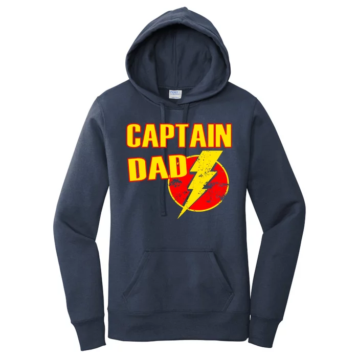 Captain Dad: Superhero Women's Pullover Hoodie