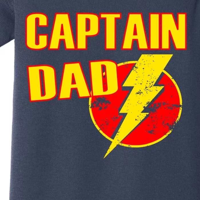 Captain Dad: Superhero Baby Bodysuit