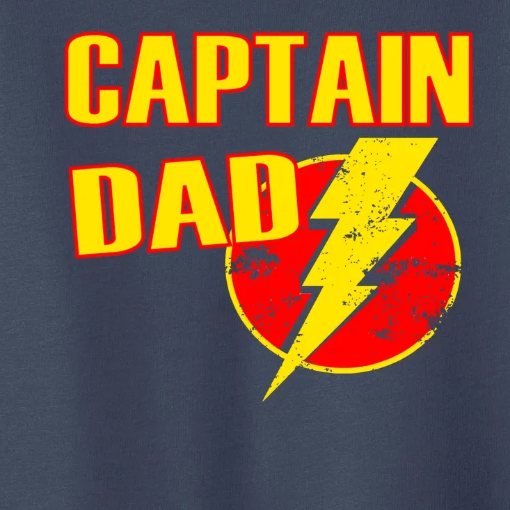 Captain Dad: Superhero Toddler T-Shirt