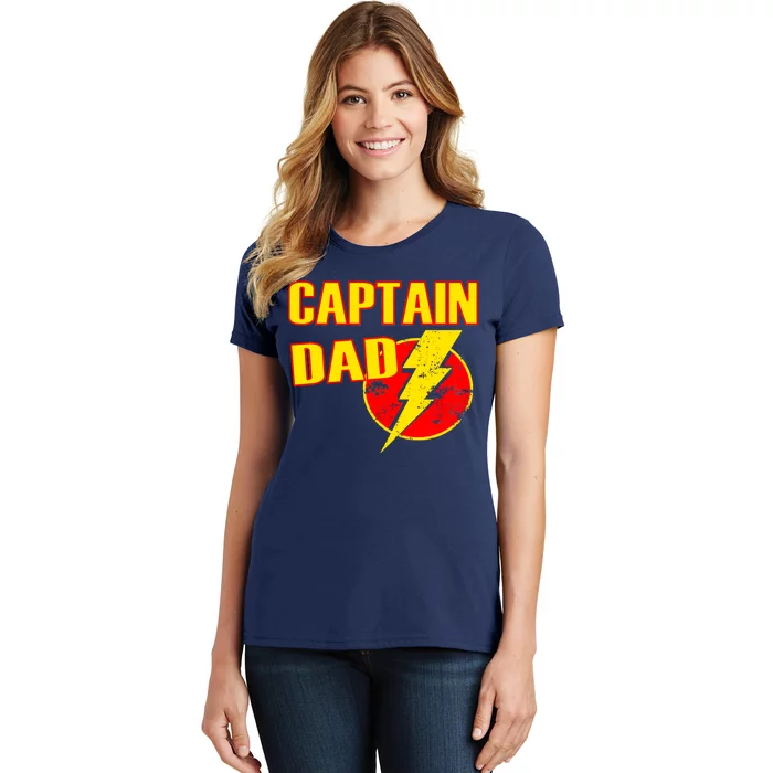 Captain Dad: Superhero Women's T-Shirt