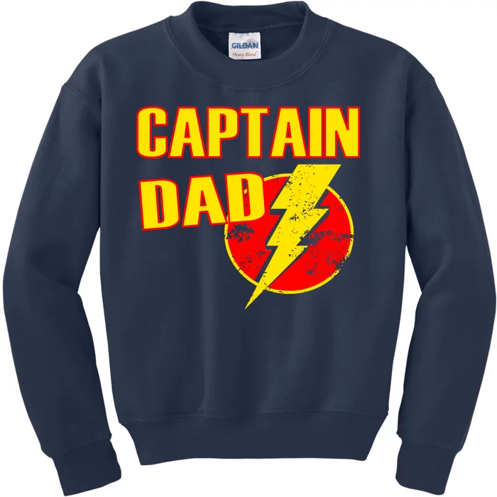 Captain Dad: Superhero Kids Sweatshirt