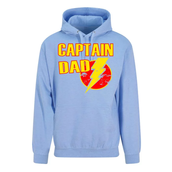 Captain Dad: Superhero Unisex Surf Hoodie