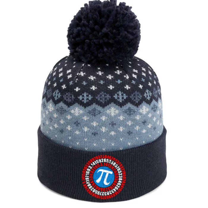 Captain Pi 3.14 Superhero Shield The Baniff Cuffed Pom Beanie