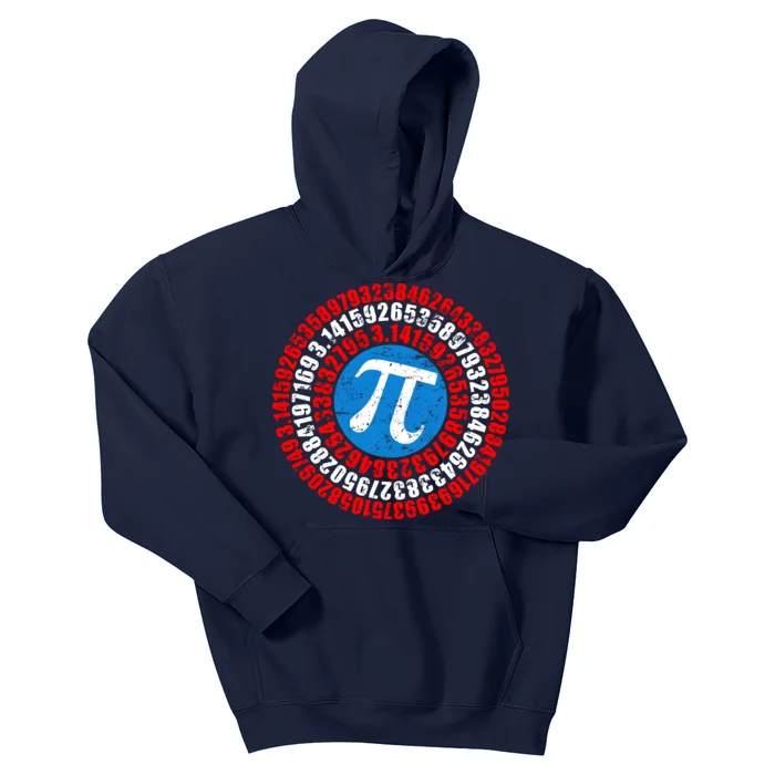 Captain Pi 3.14 Superhero Shield Kids Hoodie