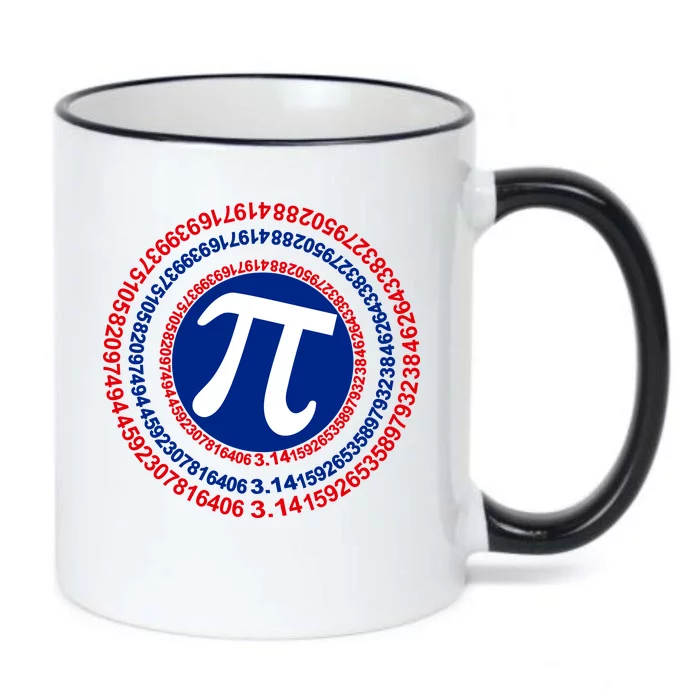 Captain Pi Day 3.14 Superhero Black Color Changing Mug