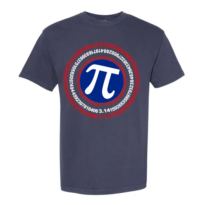 Captain Pi Day 3.14 Superhero Garment-Dyed Heavyweight T-Shirt