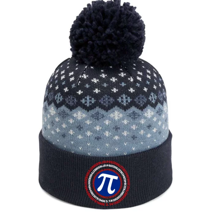 Captain Pi Day 3.14 Superhero The Baniff Cuffed Pom Beanie