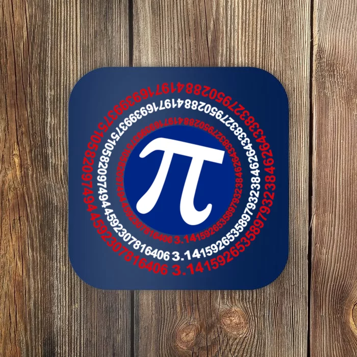 Captain Pi Day 3.14 Superhero Coaster