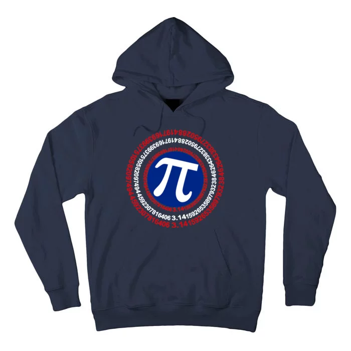 Captain Pi Day 3.14 Superhero Tall Hoodie