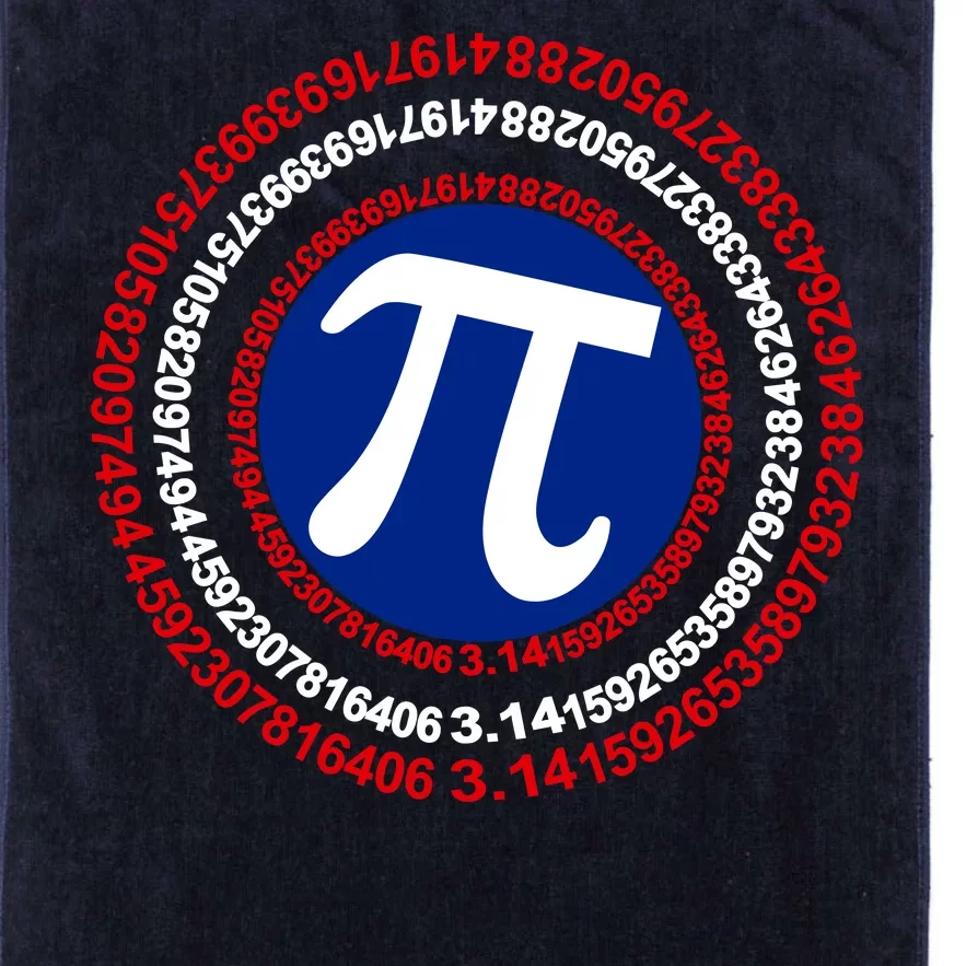 Captain Pi Day 3.14 Superhero Platinum Collection Golf Towel