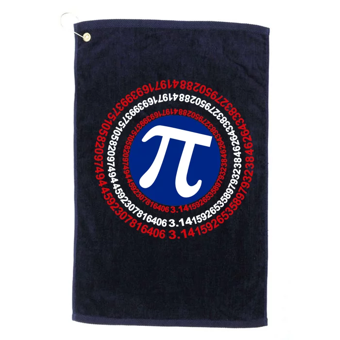 Captain Pi Day 3.14 Superhero Platinum Collection Golf Towel