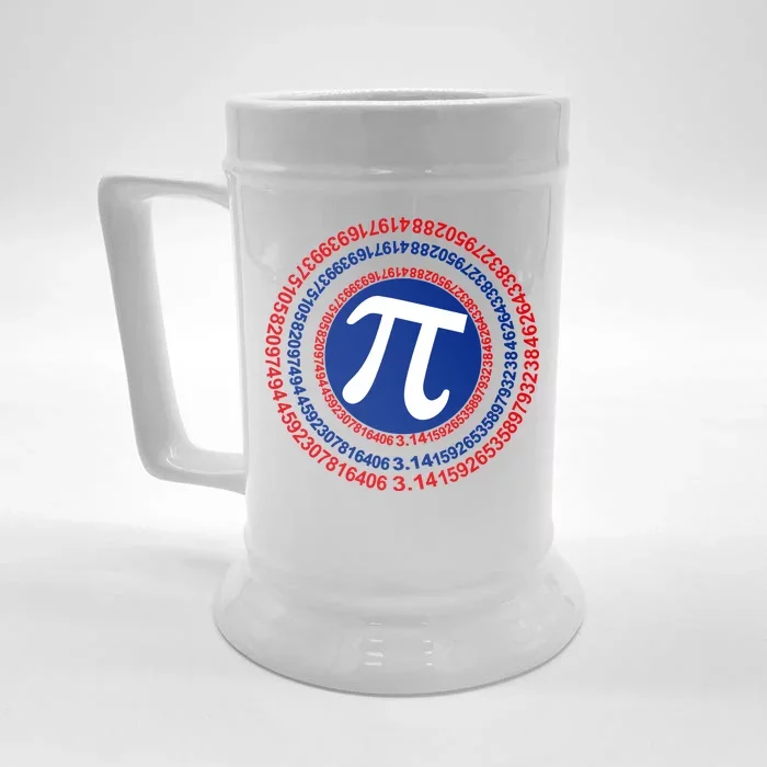 Captain Pi Day 3.14 Superhero Front & Back Beer Stein