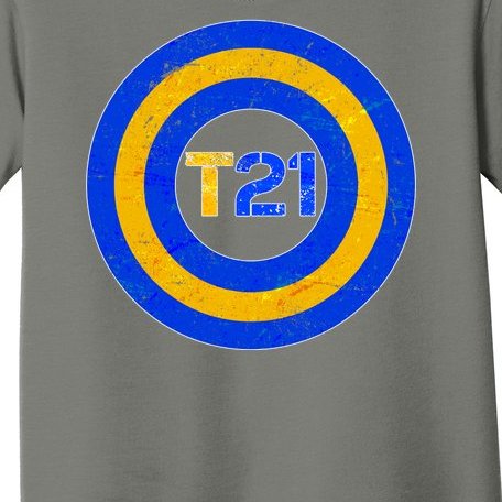 Captain T21 Shield - Down Syndrome Awareness Toddler T-Shirt