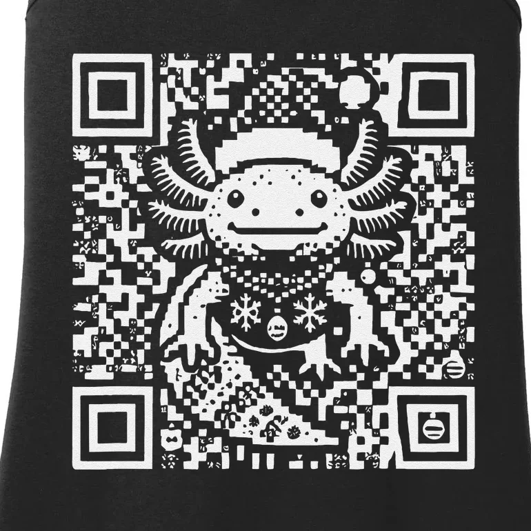 Christmas Axolotl Qr Code Ugly Ladies Essential Tank