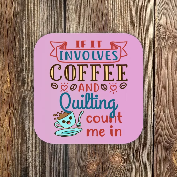 Coffee And Quilting Quilter Crafty Quilts Hobby Craft Coaster