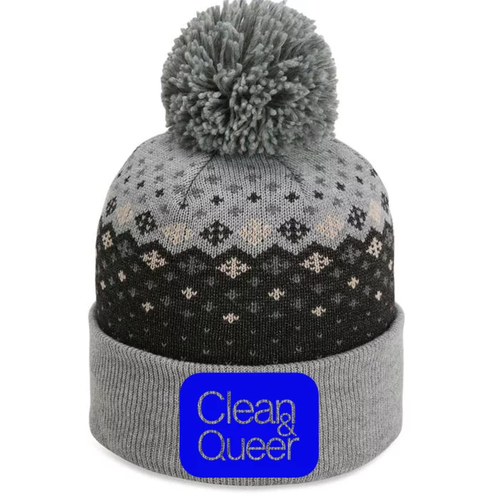 CLEAN AND QUEER The Baniff Cuffed Pom Beanie