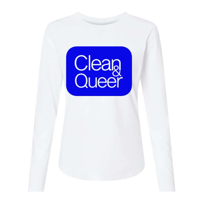 CLEAN AND QUEER Womens Cotton Relaxed Long Sleeve T-Shirt