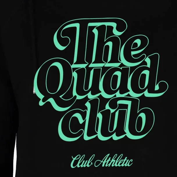 Club Athletic Quad Club Womens Funnel Neck Pullover Hood