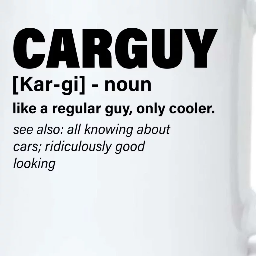 Car Guy Definition Classic Funny Black Color Changing Mug