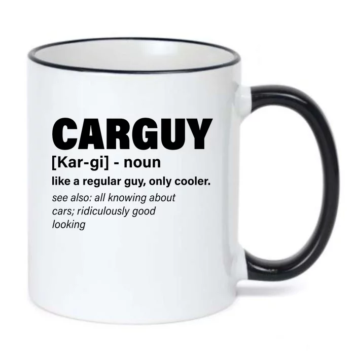 Car Guy Definition Classic Funny Black Color Changing Mug