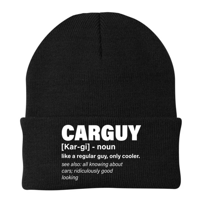 Car Guy Definition Classic Funny Knit Cap Winter Beanie