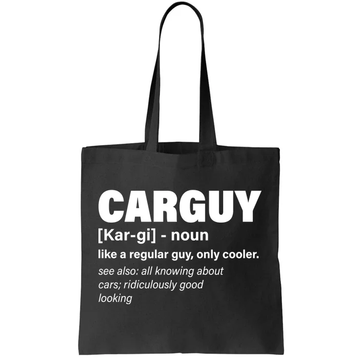 Car Guy Definition Classic Funny Tote Bag