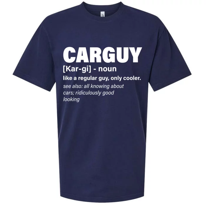 Car Guy Definition Classic Funny Sueded Cloud Jersey T-Shirt