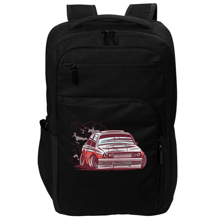 Car Motorsport Drifting Impact Tech Backpack