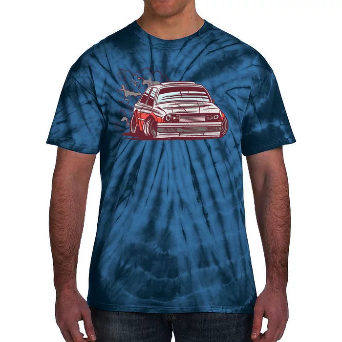 Car Motorsport Drifting Tie-Dye T-Shirt