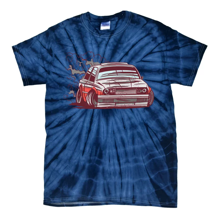 Car Motorsport Drifting Tie-Dye T-Shirt