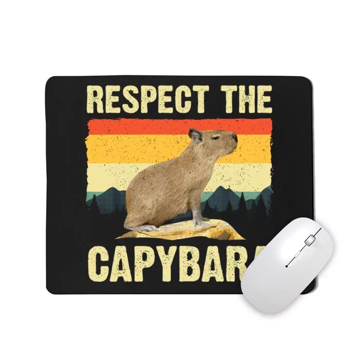 Capybara Art Rodent Animal Lover Capybara Mousepad