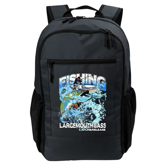 Catch And Release Largemouth Bass Fishing Daily Commute Backpack