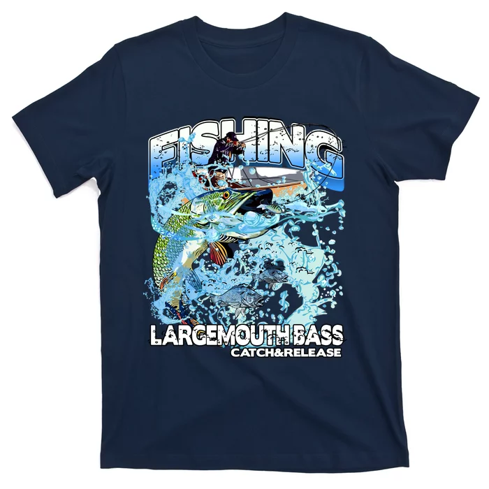 Catch And Release Largemouth Bass Fishing T-Shirt