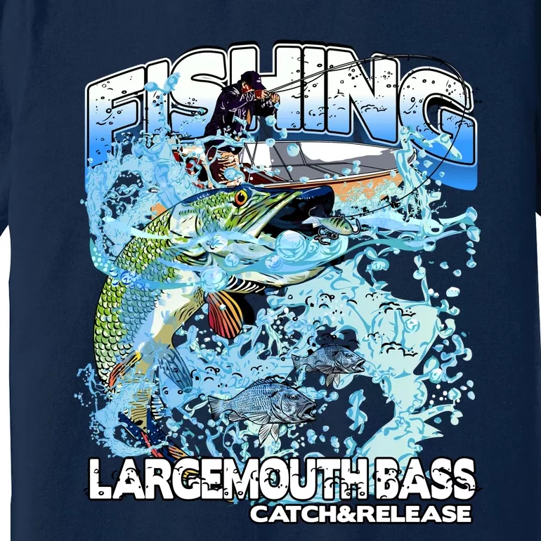 Catch And Release Largemouth Bass Fishing Premium T-Shirt