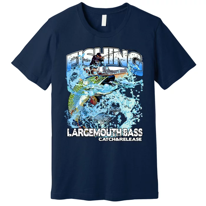 Catch And Release Largemouth Bass Fishing Premium T-Shirt