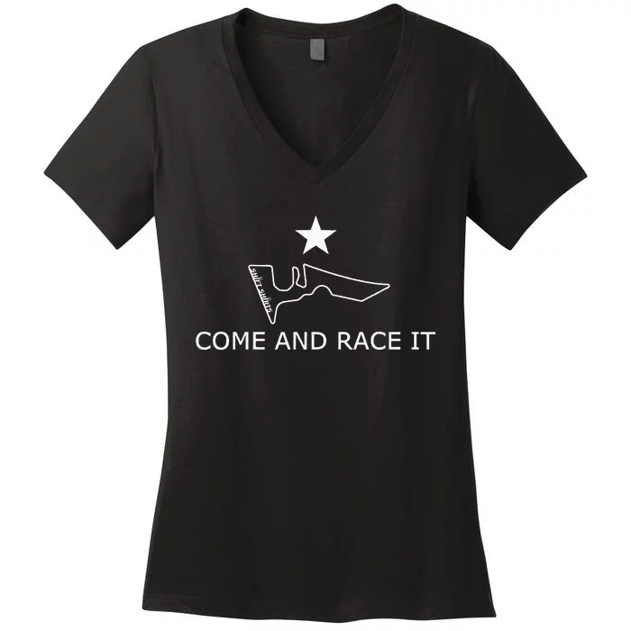 Come And Race It Texas Pride (Cota) V1 Inspired Women's V-Neck T-Shirt